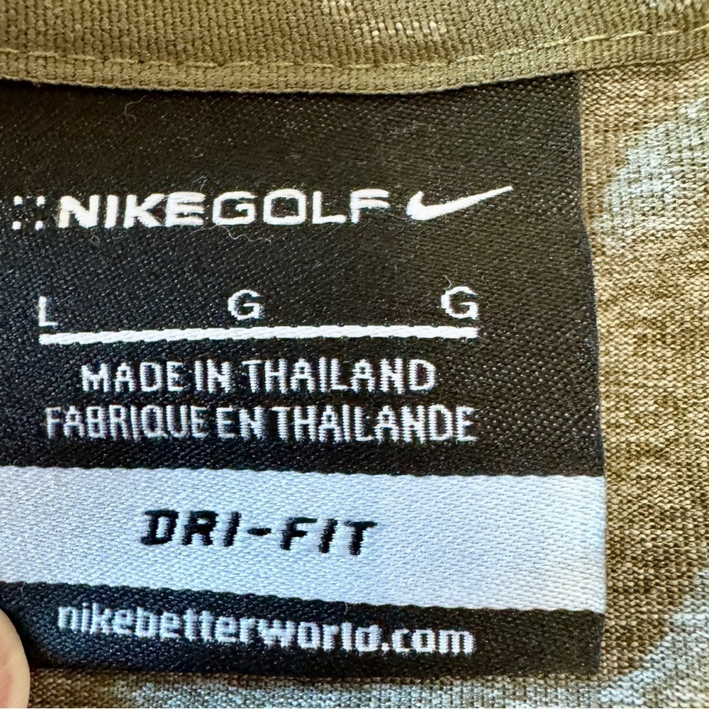 Nike Golf Dri-FIT Men's Performance Polo Heather Gray Short Sleeve Large - Picture 8 of 11